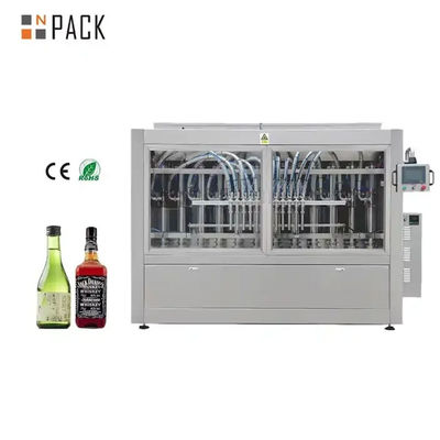 Całkowicie automatyczna maszyna do wypełniania alkoholu z sterowaniem PLC i wielokrotnym wypełnianiem do butelkowania alkoholu