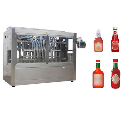 Npack Automatyczny serwo silnik Szklany słoik Jam Sauce Sealing Filling Packing Machine