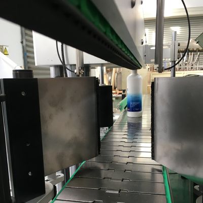 Npack PLC Control Automatic Two Sides Labeling Machine dla okrągłych i kwadratowych plastikowych butelek