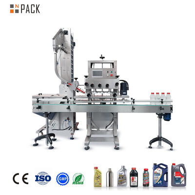 Npack Wysokiej Precyzji Pupm Trigger Sprayer Cap Plastic Bottle Capping Machine For Flat Bottles